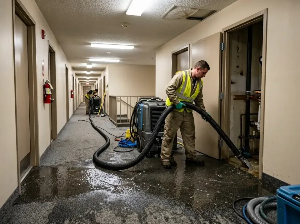 multi-unit-apartment-hallway-f-005 — frequently asked questions, Emergency Burst Pipe Water Extraction & Removal in New Orle…